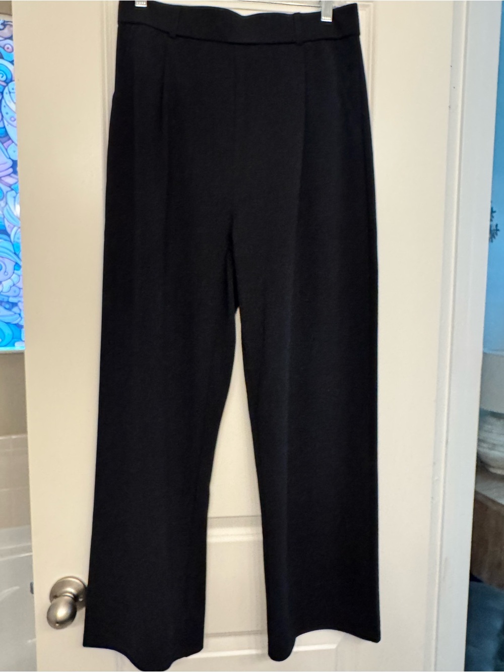 SHEIN Black Wide-Leg Trousers never worn
